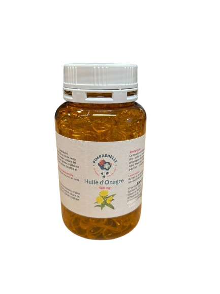 Pimprenelle Huile d'onagre 500mg 160 gélules