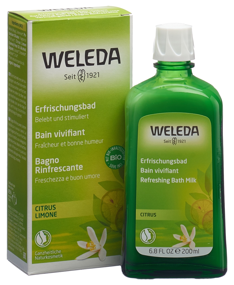 Weleda Bain vivifiant citrus 200ml