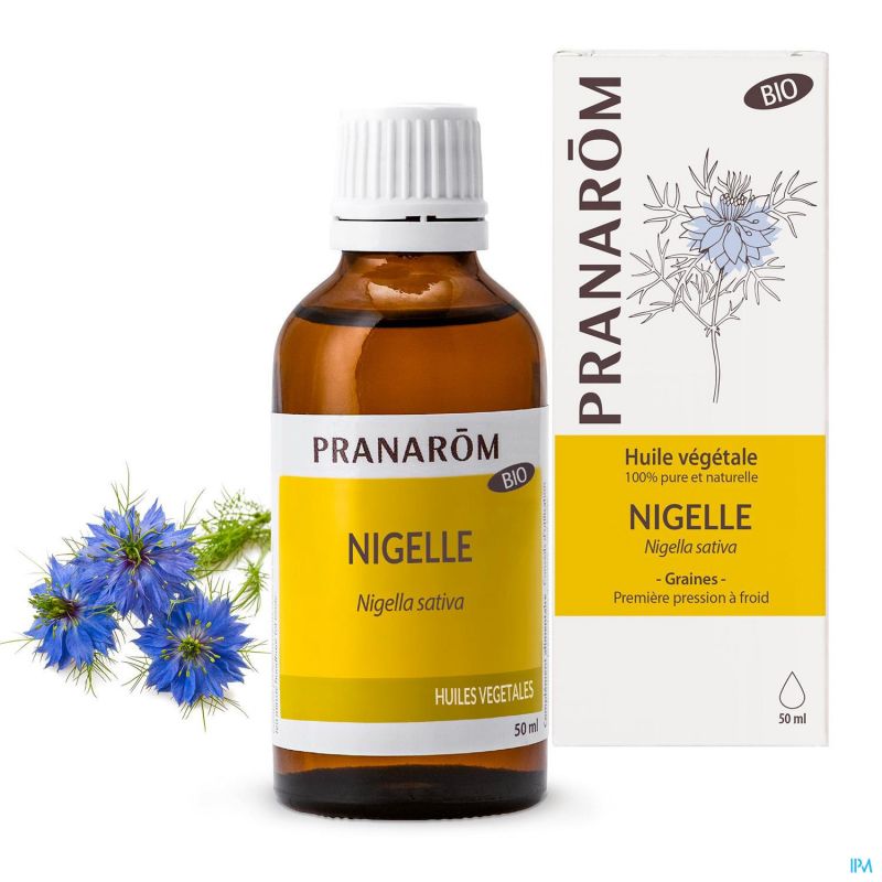 Pranarom huile végétale nigelle Bio 50ml