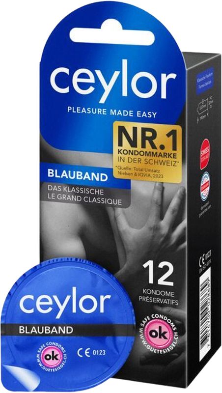 Ceylor bleu 12pcs préservatifs