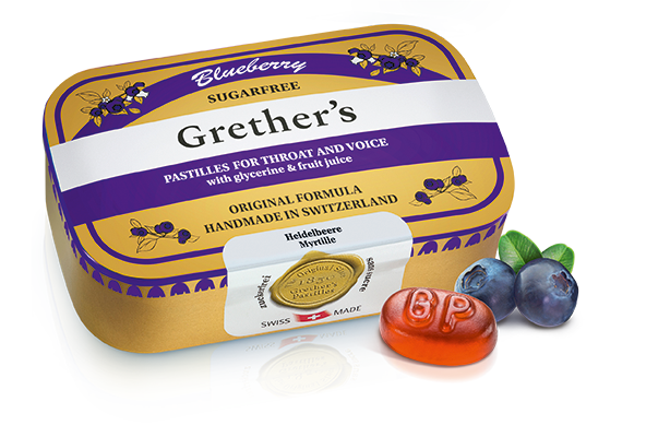 Grether's pastilles Myrtille sans sucre 110g