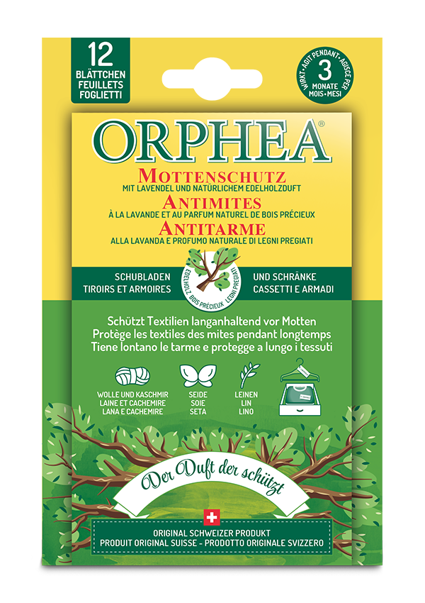 Orphea papiers antimites 15 pcs parfum cèdre