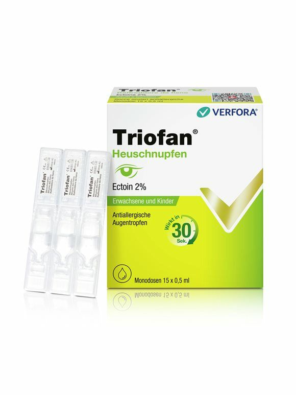 Triofan allergie rhume des foins gouttes oculaires 15x0,5ml