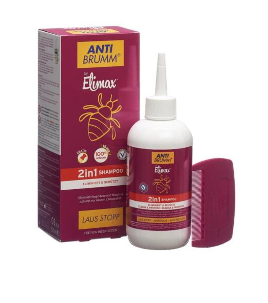 Anti brumm by Elimax shampoo 2en1 250ml