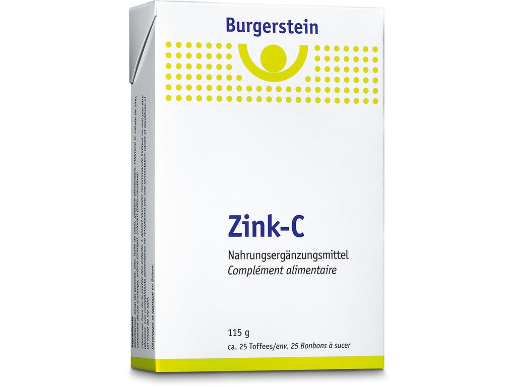 Burgerstein Zink-C 25 bonbons à sucer