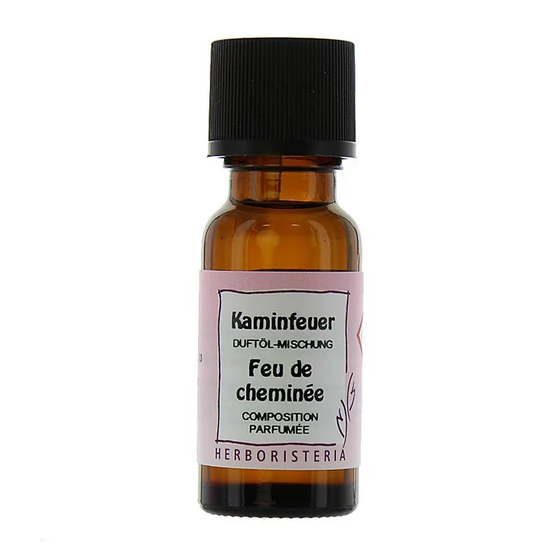 Huile odorante mélange Feu de cheminée 15ml