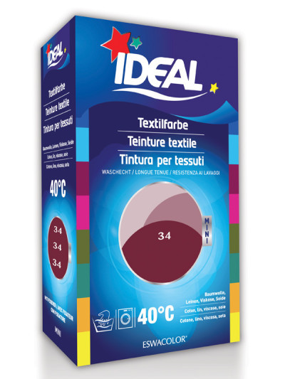 Ideal mini teinture textile 34 Bordeaux