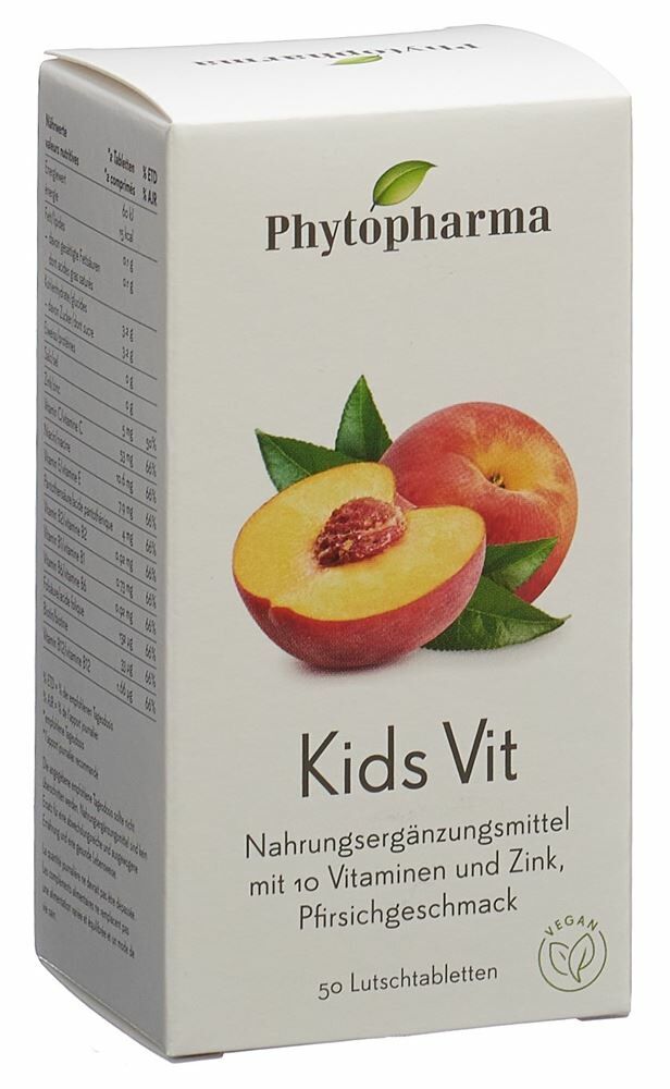 Phytopharma Kids Vitamines 50comp à sucer