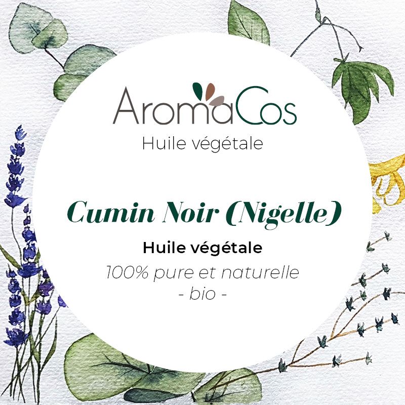 Huile de cumin noir (nigelle) Bio 50ml