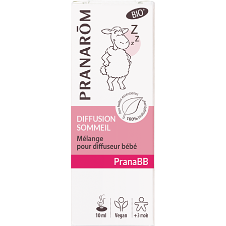 Pranarom PranaBB Diffusion sommeil bébé Bio 10ml