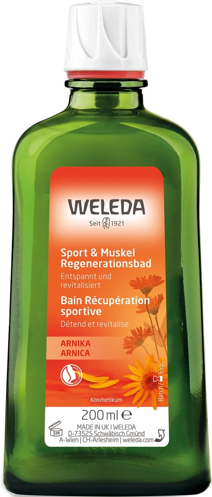 Weleda bain récupération sportive arnica 200ml