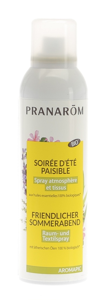 Pranarom Aromapic Soirée d'été paisible spray atmosphère Bio 150ml