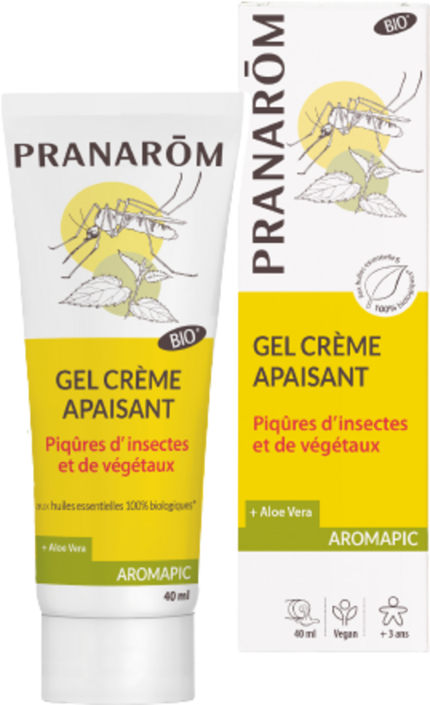 Pranarom Aromapic Gel crème apaisant piqûres Bio 40ml