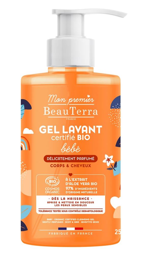 BeauTerra Gel Lavant bébé délicatement parfumé 750ml