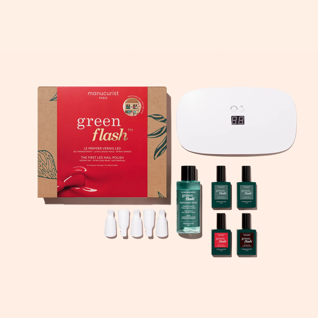 Manucurist Kit Lampe vernis hortencia & Red cherry