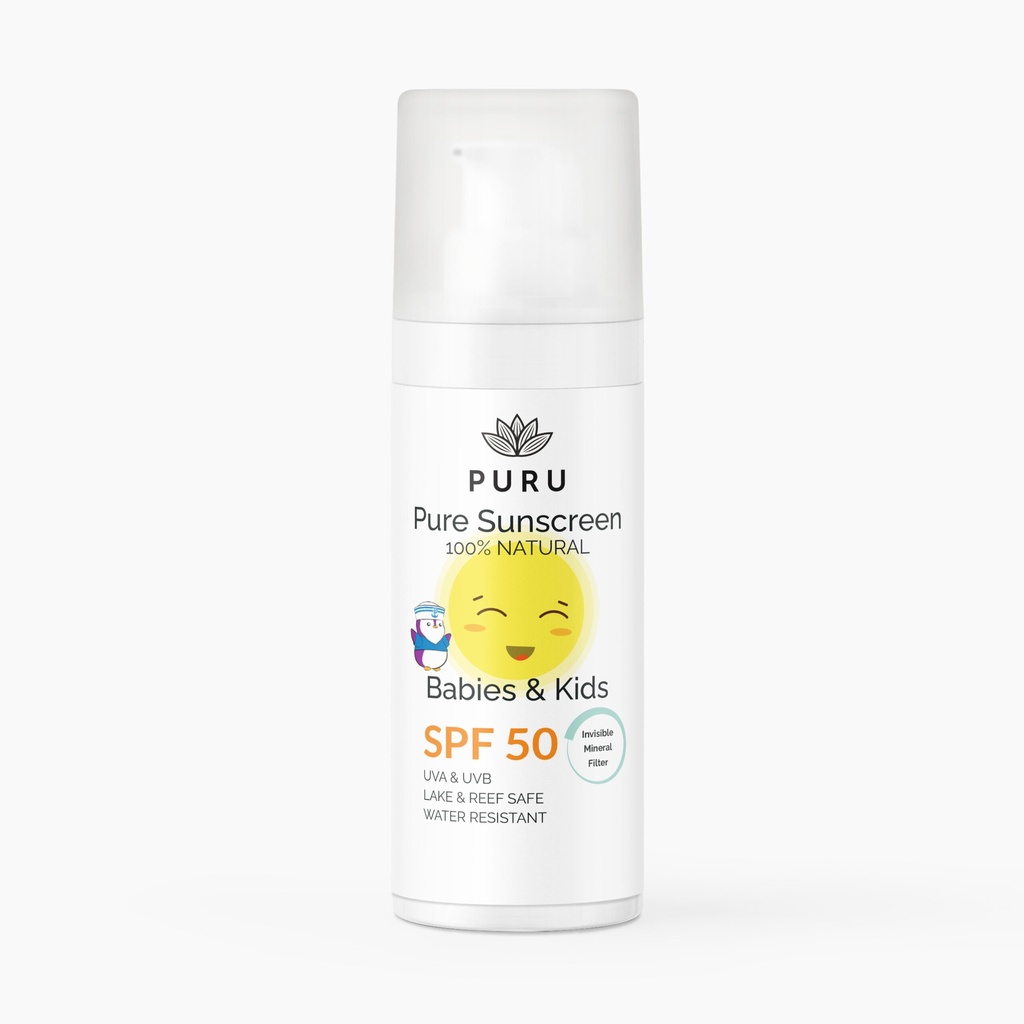 PURU Pure sunscreen Babies & Kids SPF50 50ml