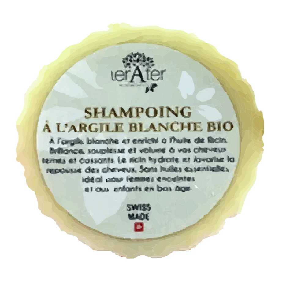 TerAter Shampoing à l'argile Blanche Bio 60g