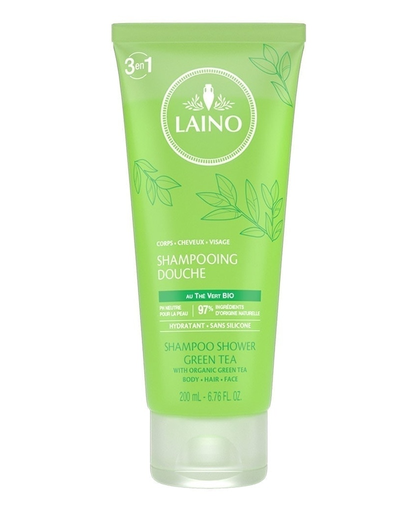 Laino Shampooing douche envie d'ailleurs thé vert Bio 200ml