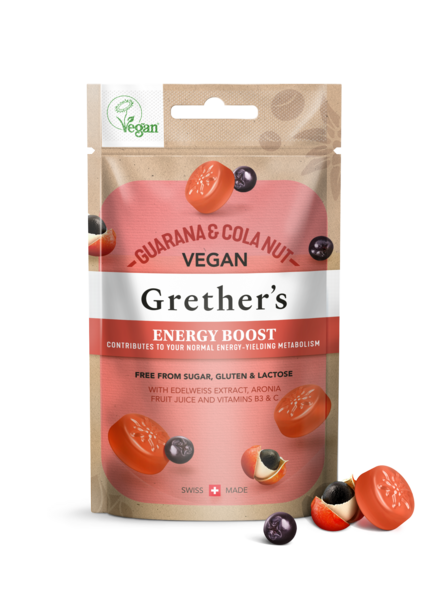 Grether's pastilles VEGAN Energy boost 45g