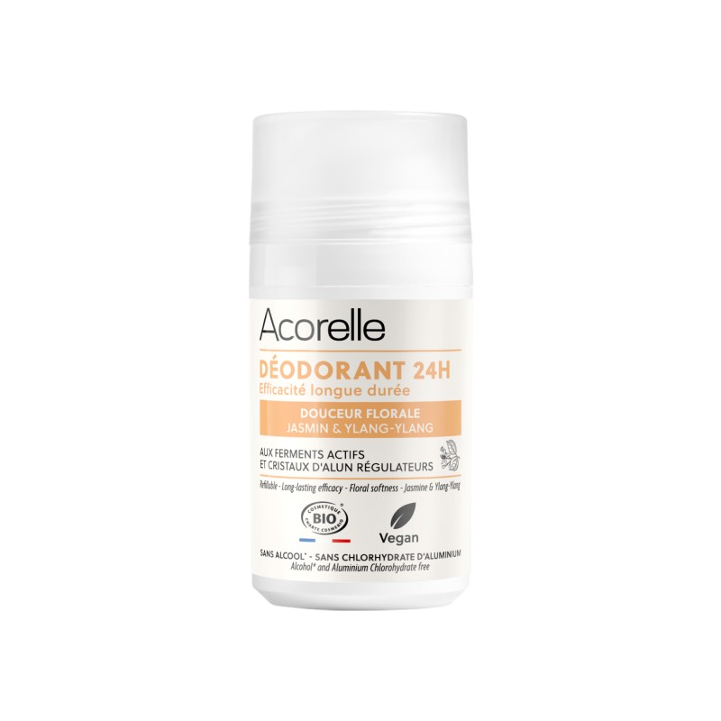 Acorelle déo roll-on Jasmin Douceur florale 50ml