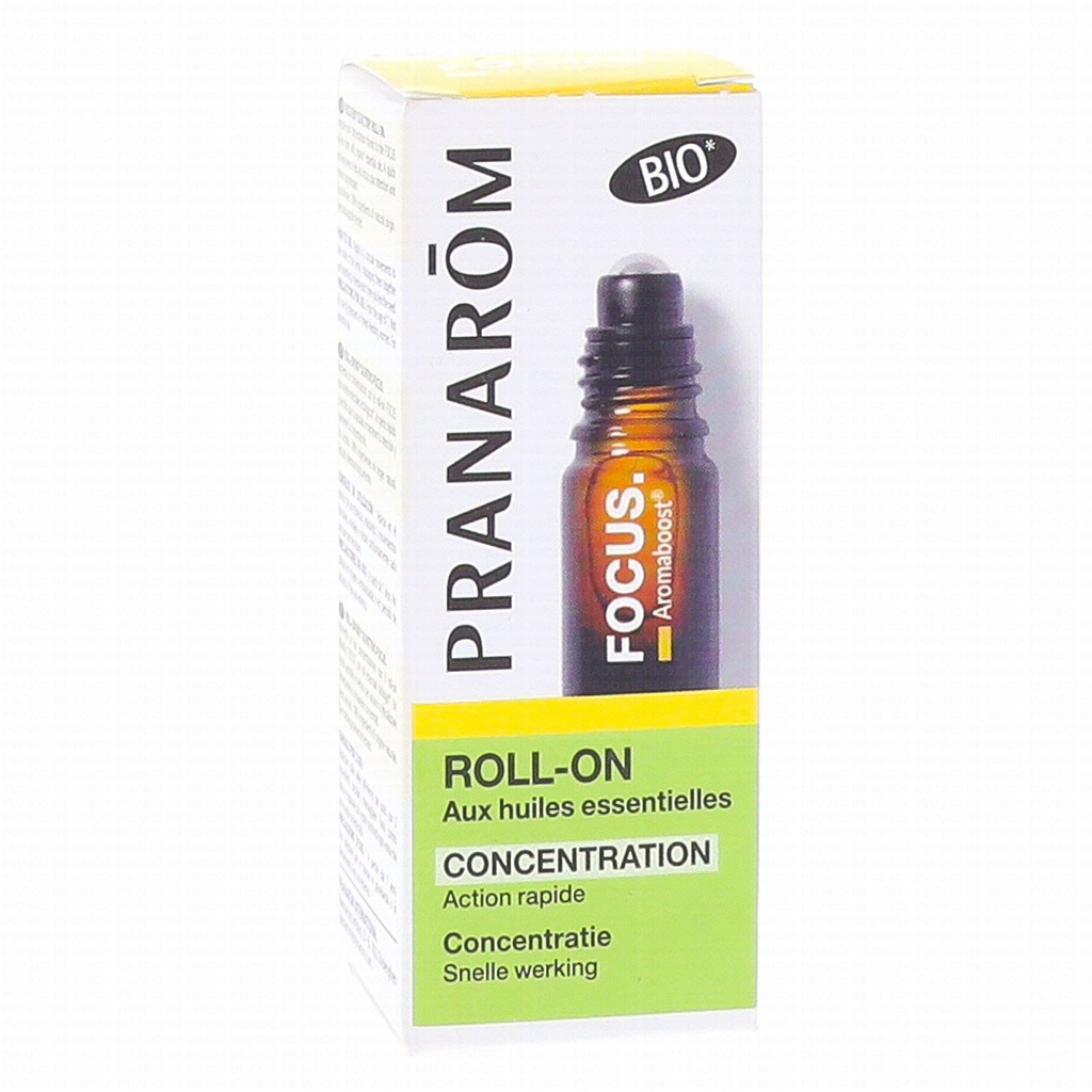 Pranarom Aromaboost Roll-on Focus Concentration Bio 5ml