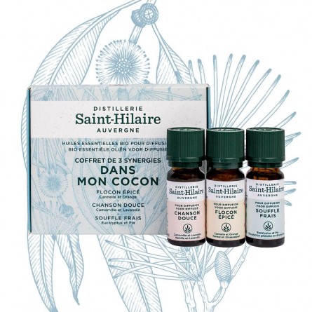 Saint-Hilaire Coffret de 3 synergies dans mon cocon