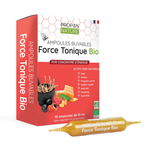 Bioligo Force tonique Bio ampoules TRIO