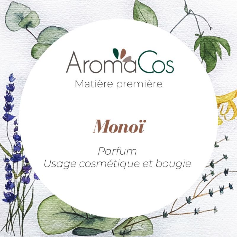 Aromacos Parfum Monoï pour cosmétique et bougies 10ml