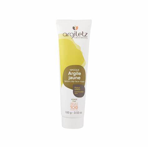 Argiletz argile jaune masque visage peaux mixtes 100g