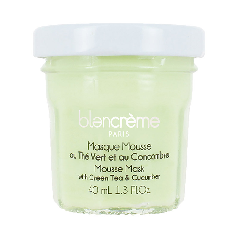 Blancrème Masque mousse au thé vert - Concombre 40ml