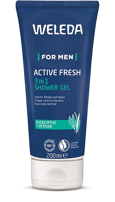 Weleda men shower gel active fresh 200ml