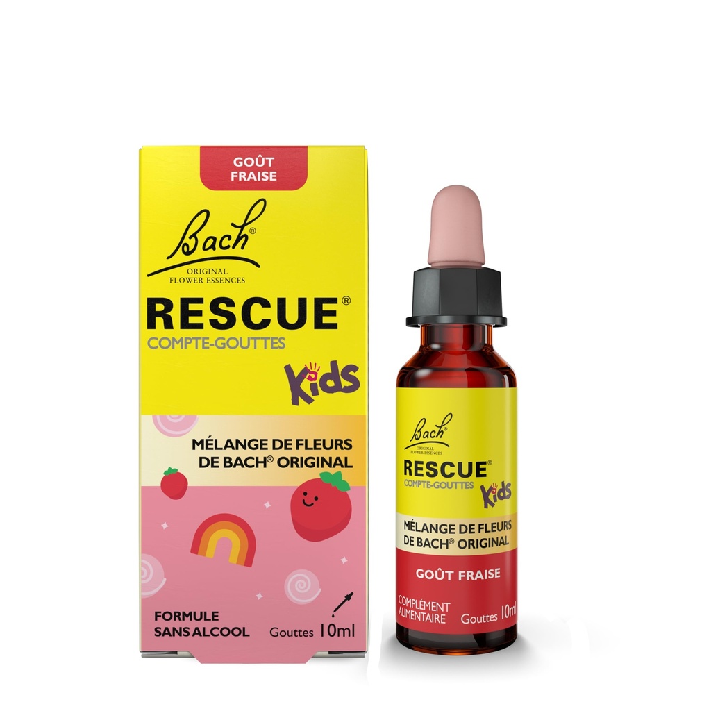 Rescue kids goutte fraise 10ml
