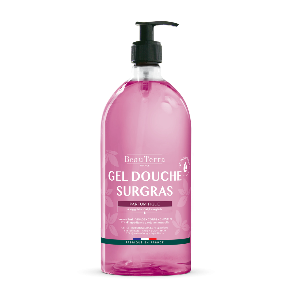 BeauTerra Gel douche surgras figue 1000ml