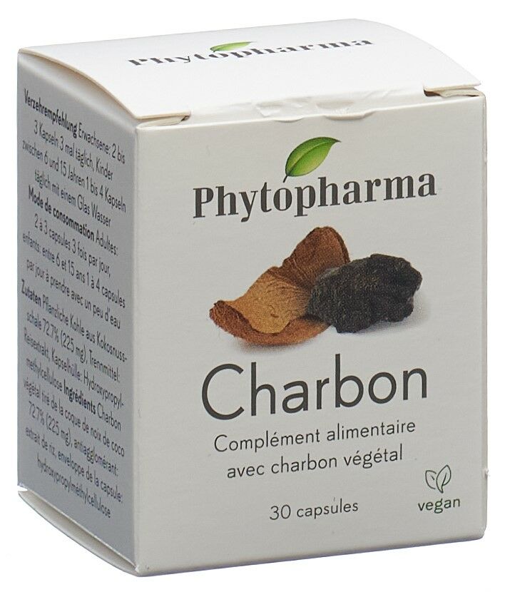 Phytopharma Charbon végétal 30caps