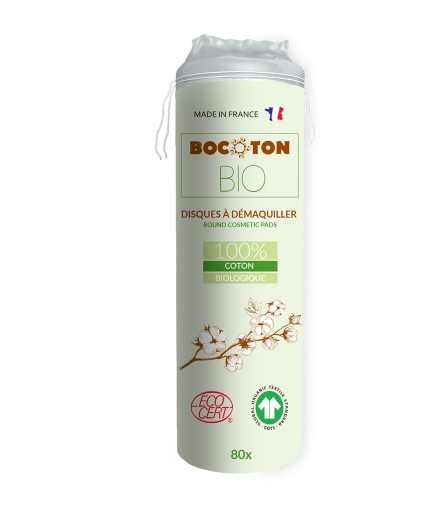 Bocoton BIO disques à démaquiller 80