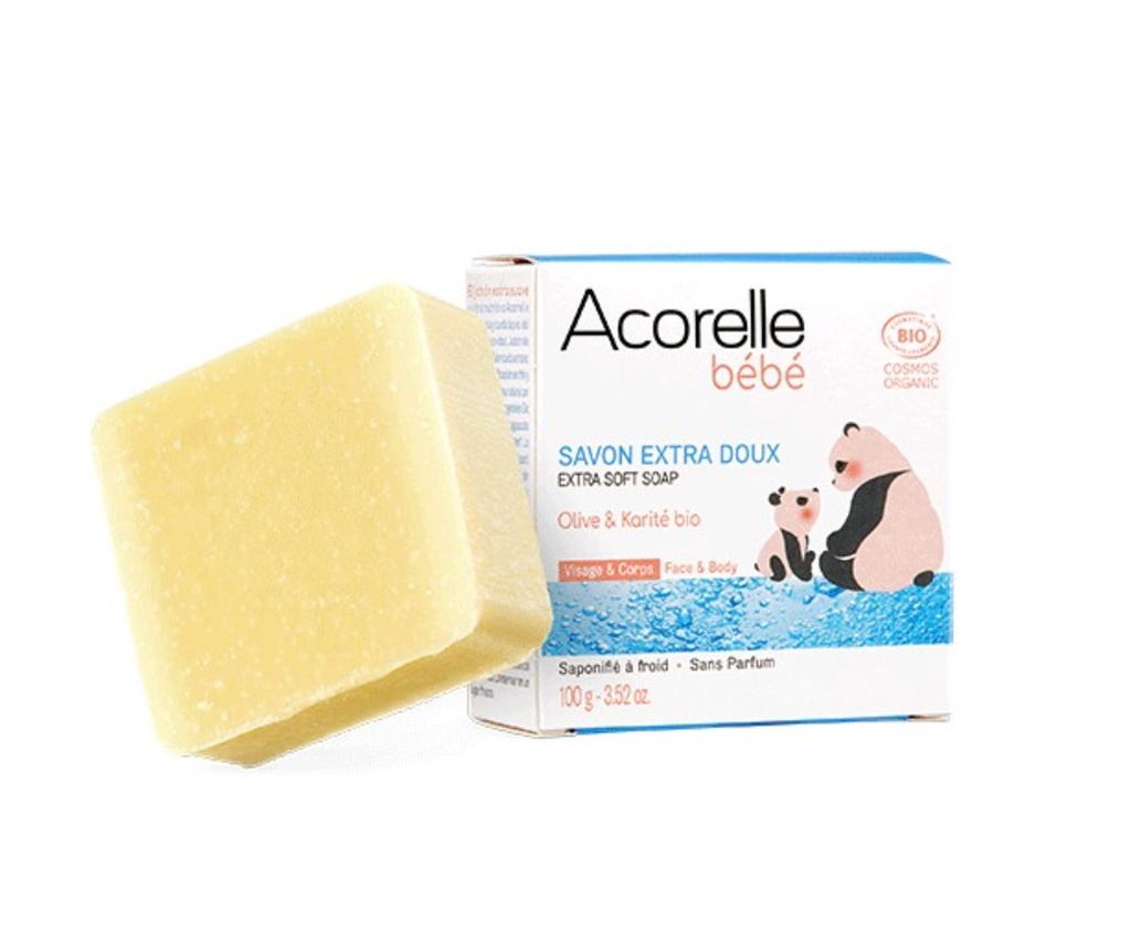 Acorelle bébé savon extra doux 100g