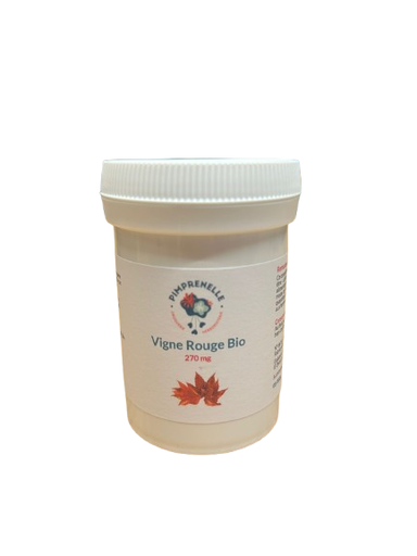 Pimprenelle Vigne rouge BIO 270 mg 100 gélules