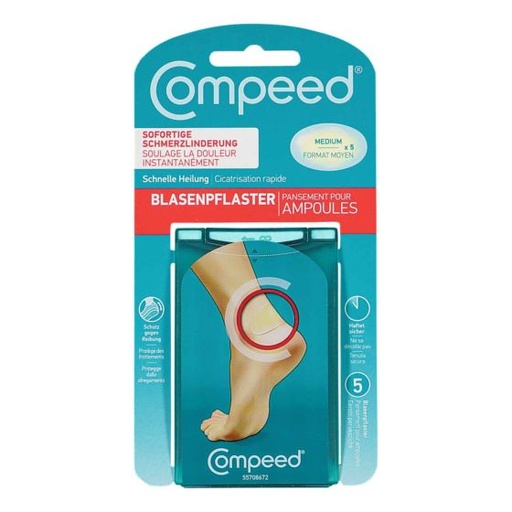 Compeed pansement ampoules 5pce medium