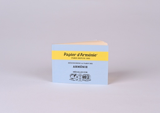 Papier d'arménie carnet bleu