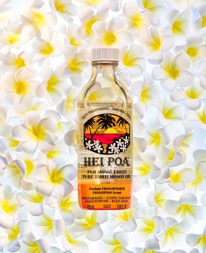 Hei Poa Pur monoi Tahiti frangipanier 100ml