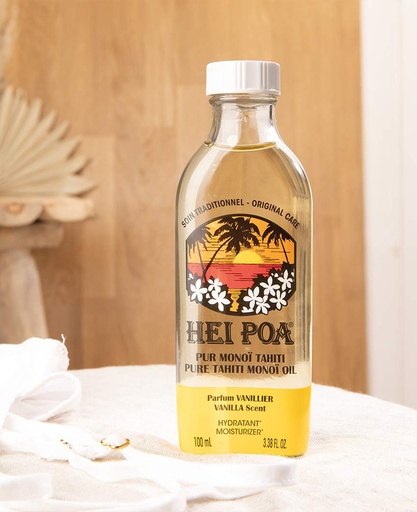 Hei Poa Pur monoi Tahiti vanille 100ml