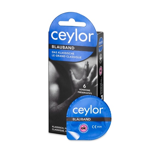 Ceylor bleu 6pcs préservatifs