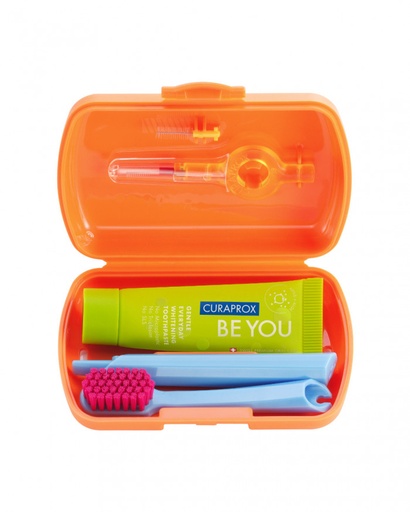 Curaprox travel set orange