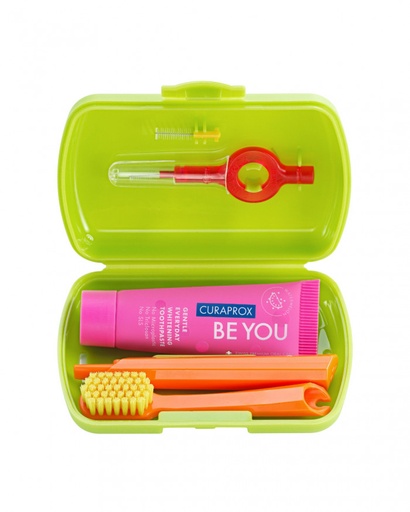 Curaprox travel set vert
