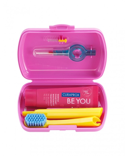 Curaprox travel set rose