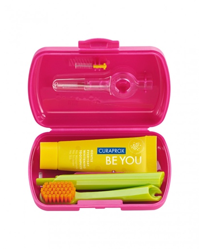 Curaprox travel set rouge