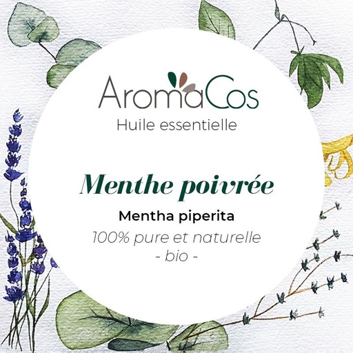 HE Menthe poivrée Bio 10ml Aromacos