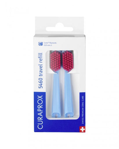 Curaprox 5460 travel refill tête brosse à dents