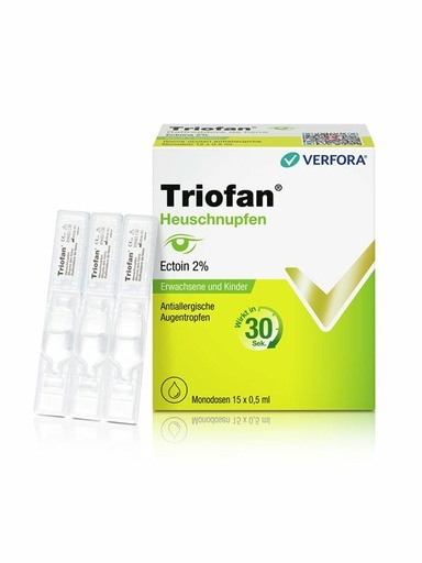 Triofan allergie rhume des foins gouttes oculaires 15x0,5ml