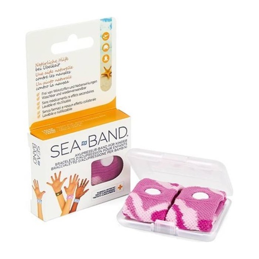 Sea Band bracelet d'acupression rose kids